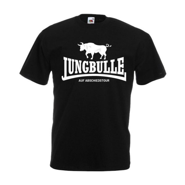 142_Jungbulle-auf-Abschiedstour JGA Shirt Jungbulle schwarz