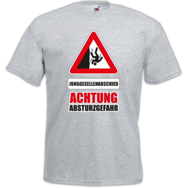 83_Junggesellenabschied-tshirt-herren-jga_Achtung-Absturzgefahr 83_Junggesellenabschied-tshirt-herren-jga_Achtung-Absturzgefahr