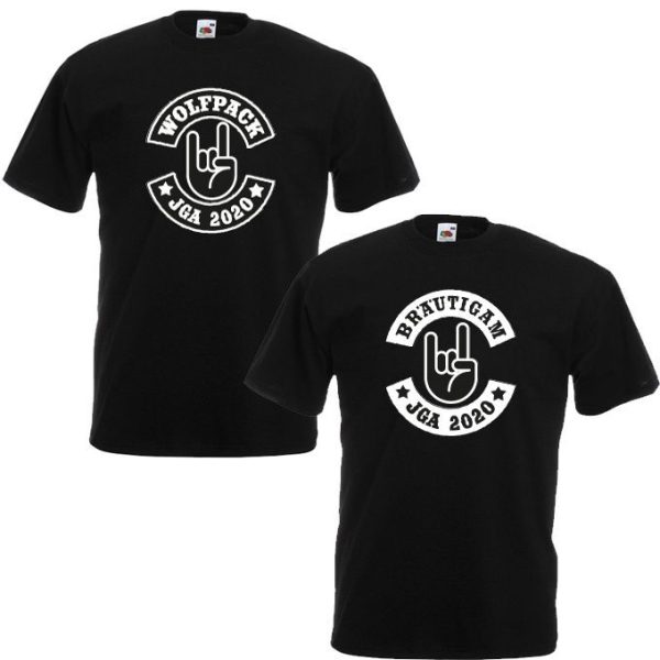 h18h20 Junggesellenabschied Shirts Wolfpack 2020