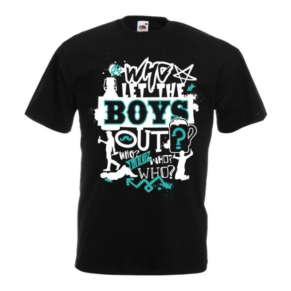 130_Who-let-the-Boys-out Let the boys out Junggesellenabschied Shirt