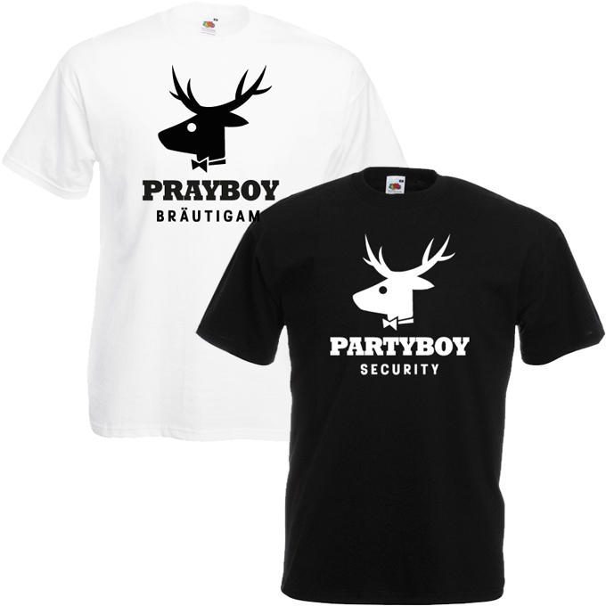 JGA Shirts JGA Shirt - Prayboy-Partyboy