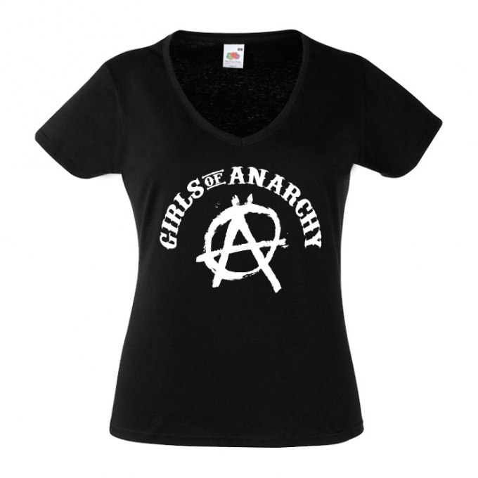Junggesellinnenabschied shirt Girls of anarchy schwarz