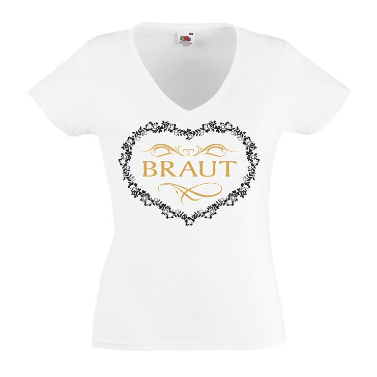 JGA shirt Braut Spitze