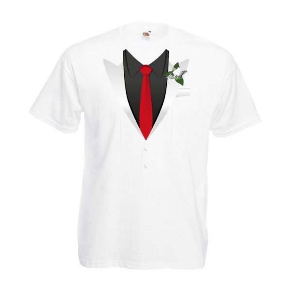 162_Tuxedo_red_Tie JGA Shirt rote Krawatte