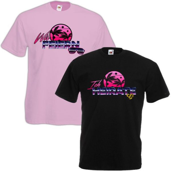 h165h165 JGA Shirts Feiern Heiraten