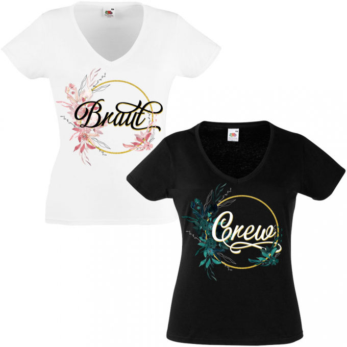 JGA Shirts JGA Shirt - Braut - Crew Floral