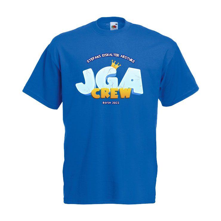 JGA Shirts JGA personalisiert - Names eiskalter Absturz