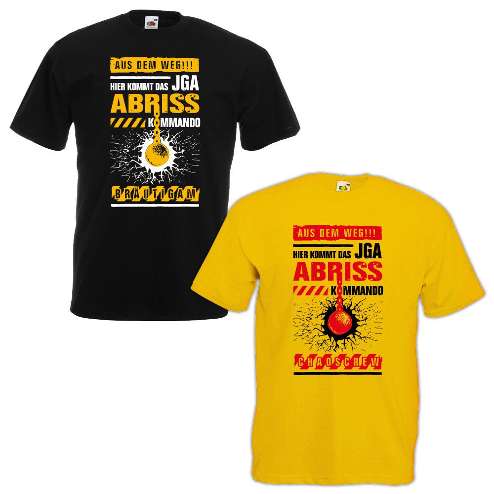 JGA Shirts JGA Shirt - Abriss Kommando