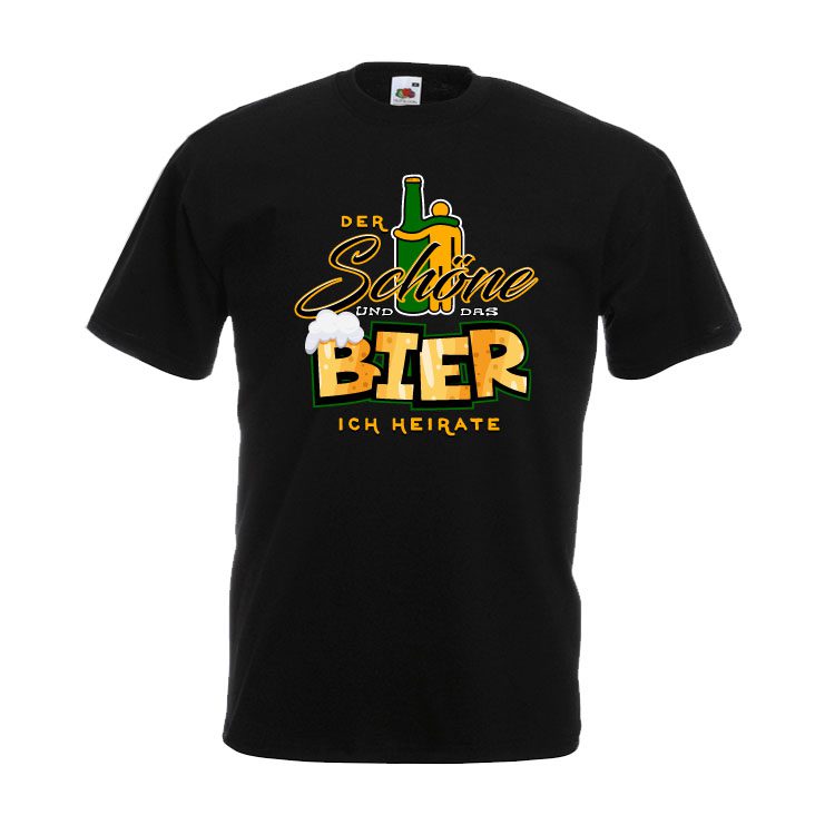 JGA Shirts JGA Shirt - Der Schöne und das Bier